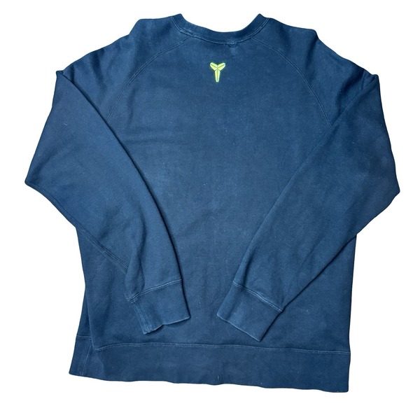 Nike Kobe Bryant Diamond‎ Crewneck Sweatshirt XL Navy Mamba Sheath Logo Rare - Picture 2 of 6
